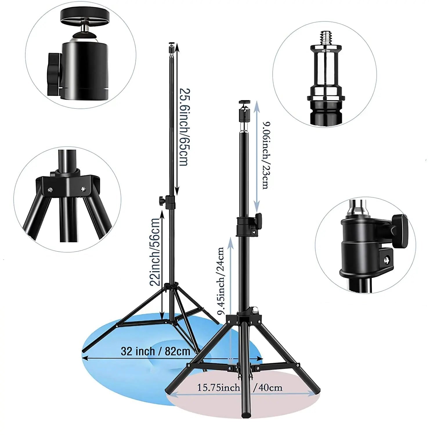 Anel de Luz LED - para Streaming e Fotografia, tripé incluído Anel de Luz LED - para Streaming e Fotografia, tripé incluído
